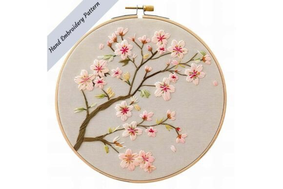 Cherry Blossom Branch Embroidery Pattern Review