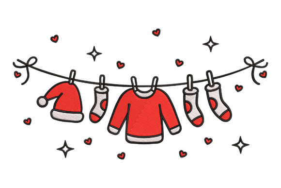 Christmas Clothesline Embroidery Design Review