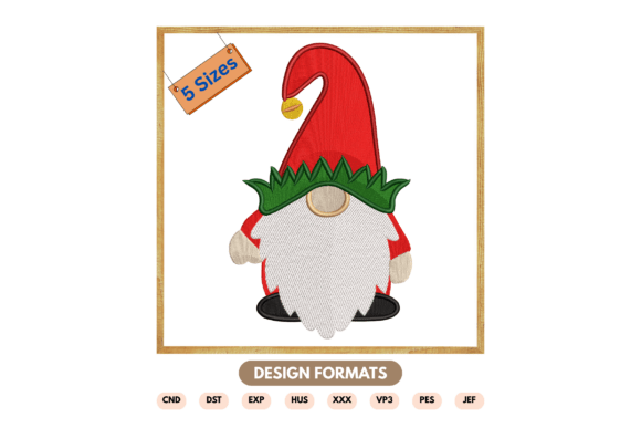 Christmas Elf Gnome Embroidery Design Review