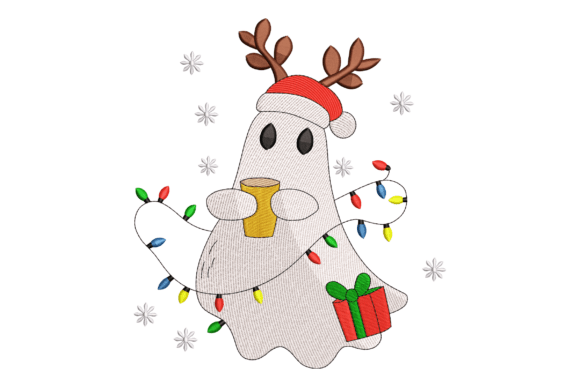 Christmas Ghost: A Festive Embroidery Design Review