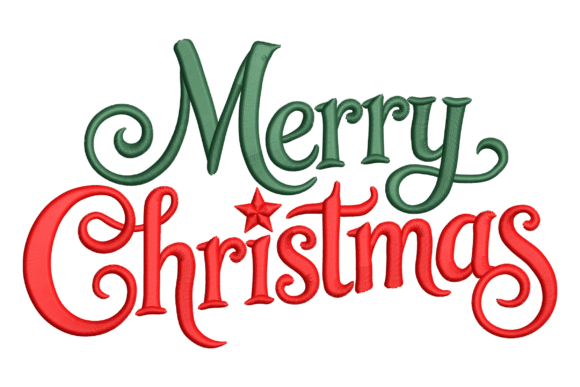 Christmas Text Embroidery Design Review