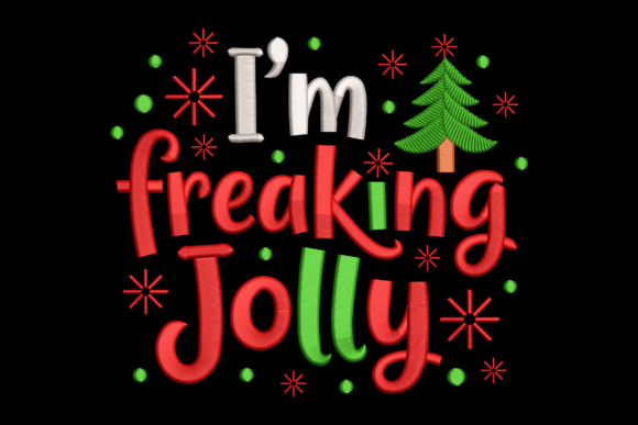 Christmas Typography Embroidery Review
