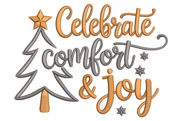 Christmas Words Embroidery Design Review for Small Business Merch