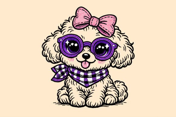 Cute Puppy with Glasses Embroidery Png: A Seller’s Perspective