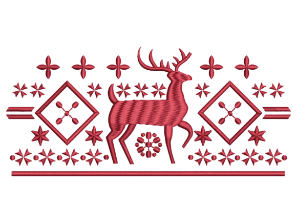 Ethnic Deer Embroidery Design: A Seller's Perspective