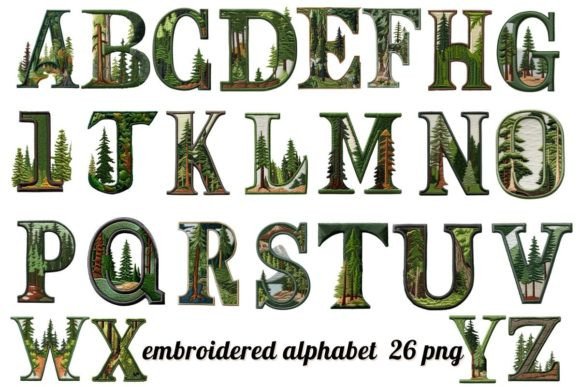 Faux Embroidery Alphabet Set Review for Seasonal Creations