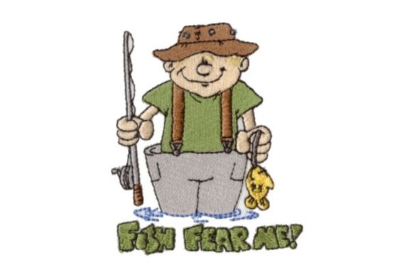 Fishin Dad: A Versatile Embroidery Design for Creative Sellers
