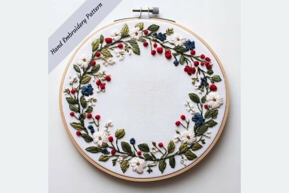 Hand Embroidery Floral Wedding Wreath Review
