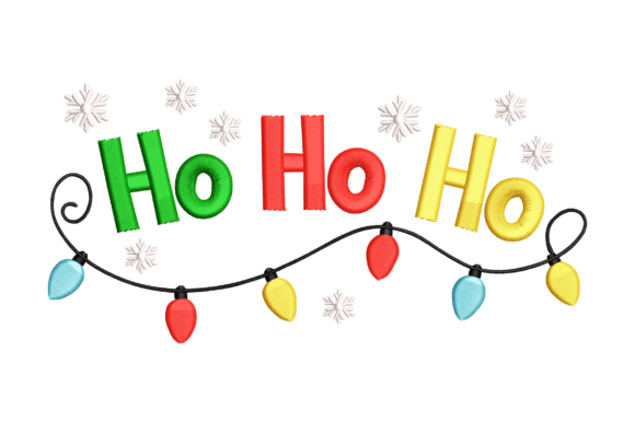 Ho Ho Ho Christmas Lights Review for Apparel Projects