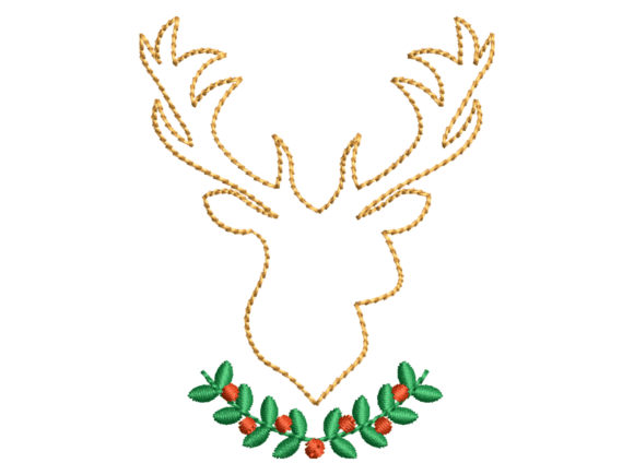 Minimal Deer Antler Embroidery: A Seasonal Design Review