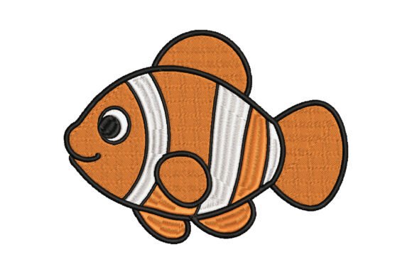 Nemo Fish Embroidery Design: A Playful Addition to Handmade Gifts