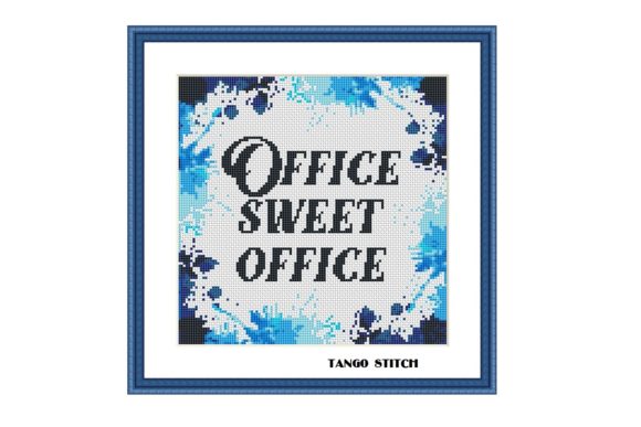 Office Sweet Office Cross Stitch Pattern Review for Business Use