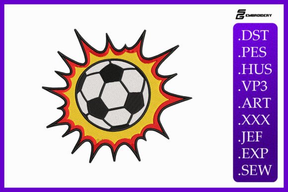 Soccer Ball Explosion Embroidery Design Review