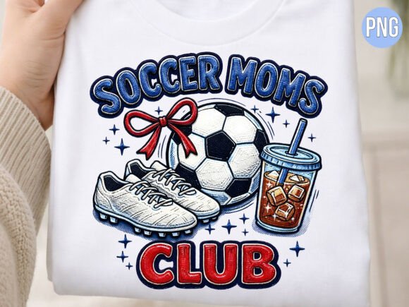 Soccer Moms Club Sport Embroidery PNG Review for Boutique Sweatshirts