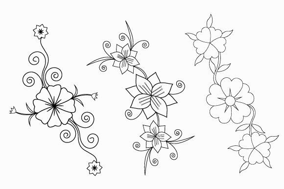 Vector Flower, Plants Pattern Embroidery Review for Small Business Merch